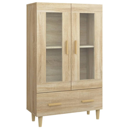 Skåp Sonoma-ek 70x31x115 cm konstruerat trä