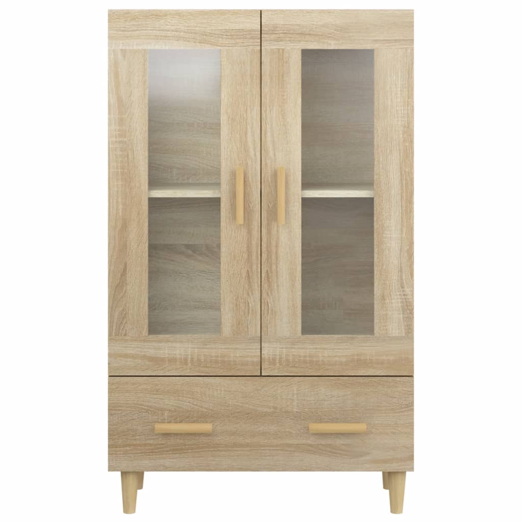 Skåp Sonoma-ek 70x31x115 cm konstruerat trä