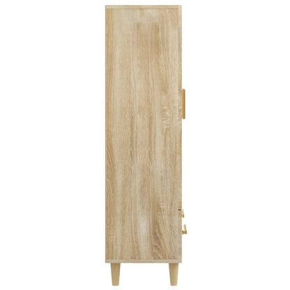 Skåp Sonoma-ek 70x31x115 cm konstruerat trä