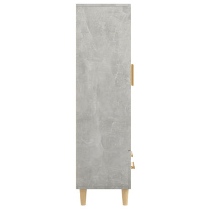 Skåp Betonggrå 70x31x115 cm
