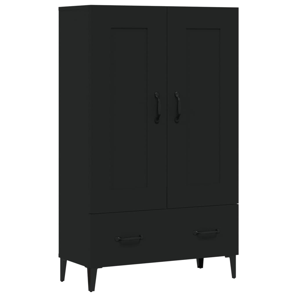 Skåp Svart 70x31x115 cm