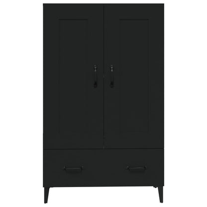 Skåp Svart 70x31x115 cm