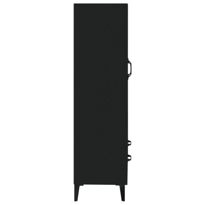 Skåp Svart 70x31x115 cm