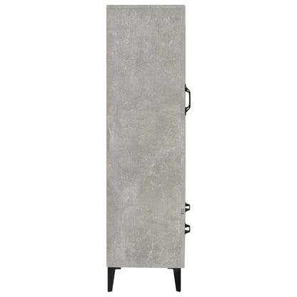 Skåp Betonggrå 70x31x115 cm