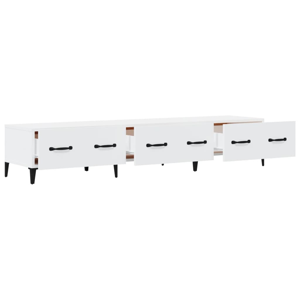 TV-Möbel Vit TV-Bänk 150x34,5x30 cm