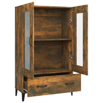 Skåp Rökfärgad Ek 70x31x115 cm