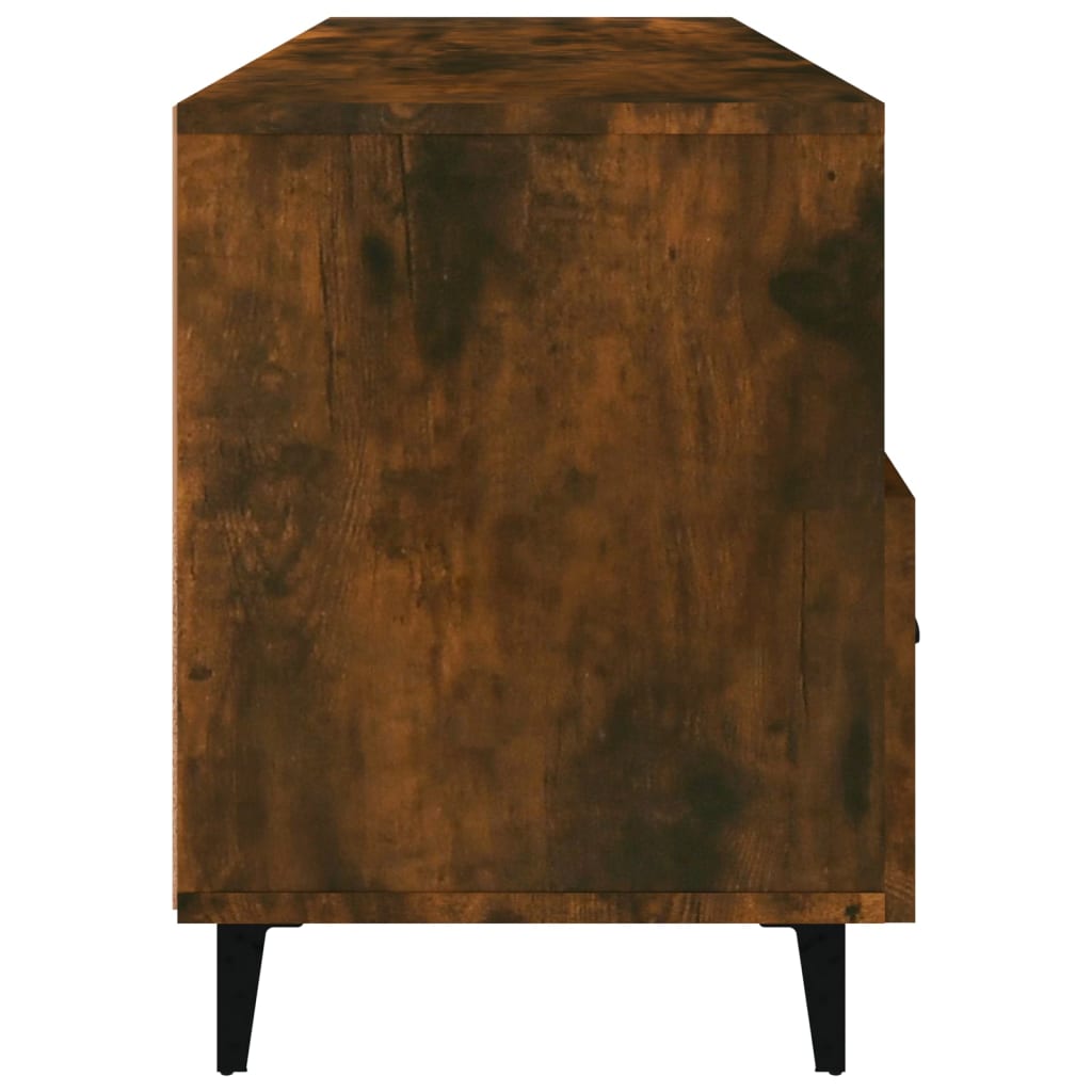 TV-Möbel Rökfärgad Ek TV-Bänk 102x35x50 cm