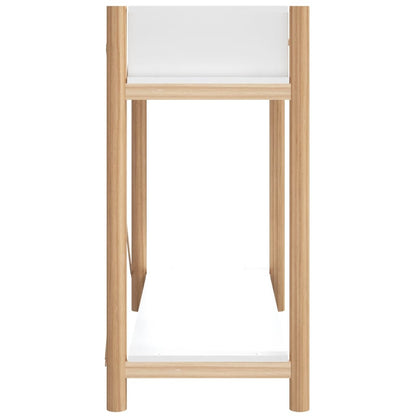 Avlastningsbord Konsollbord Vit 82x38x75 cm