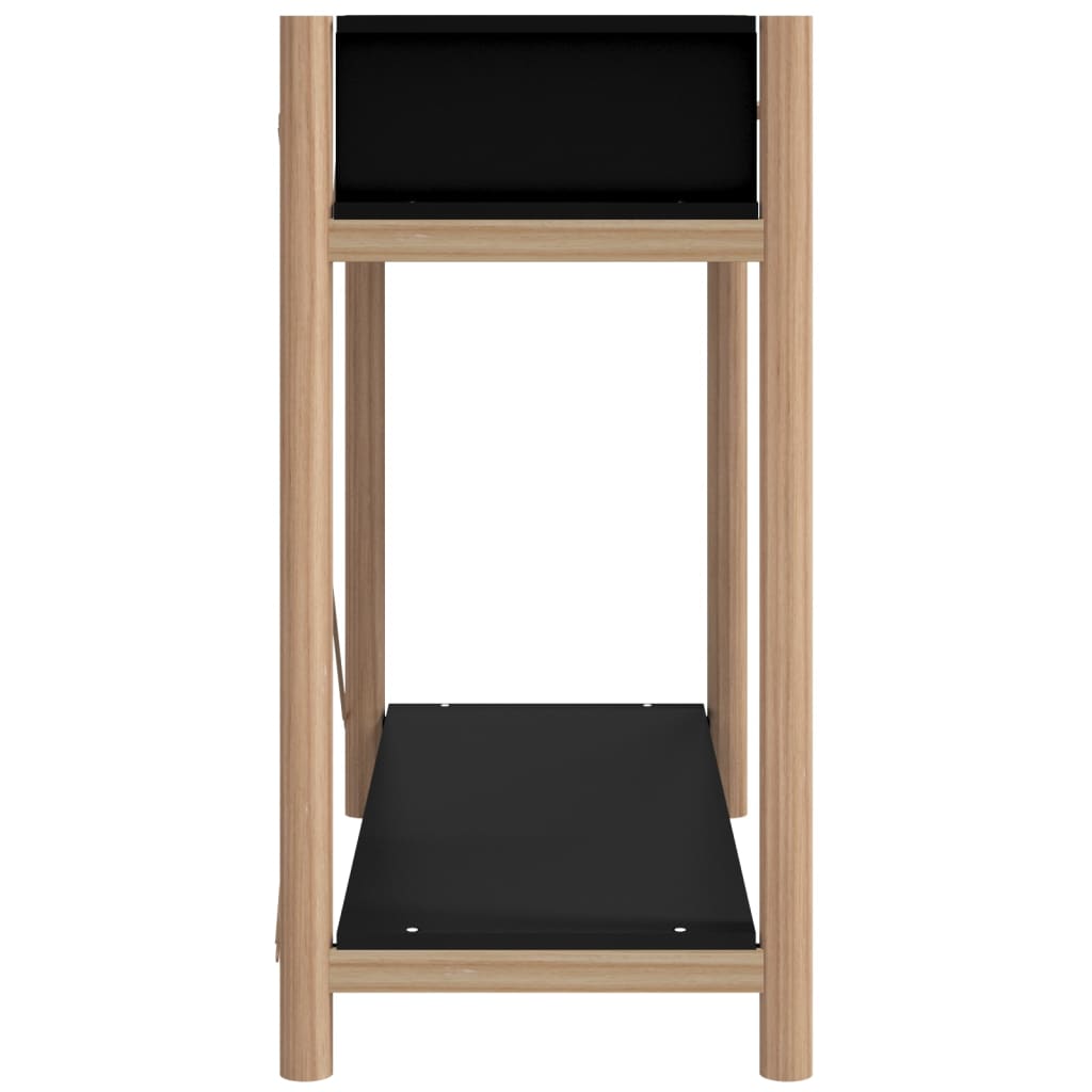 Avlastningsbord Konsollbord Svart 82x38x75 cm