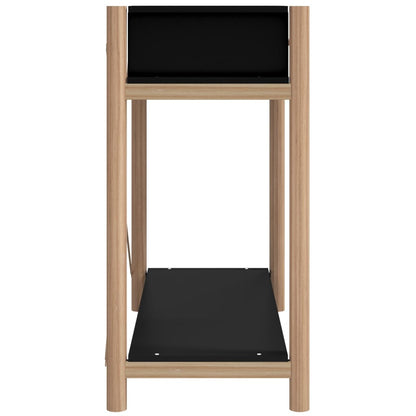Avlastningsbord Konsollbord Svart 82x38x75 cm