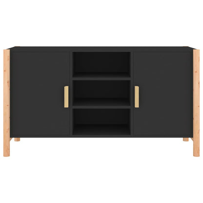 Skänk Svart 107x38x60 cm