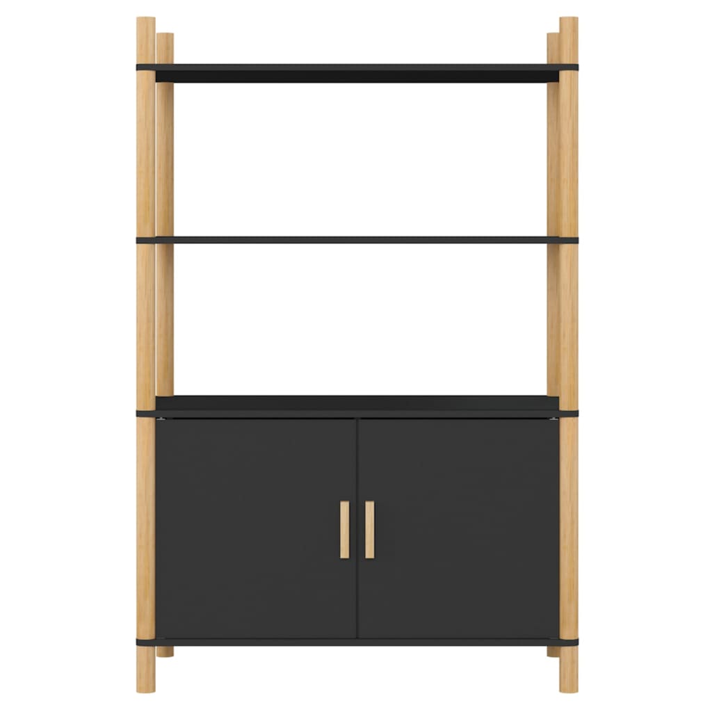Skåp Svart 80x40x121 cm