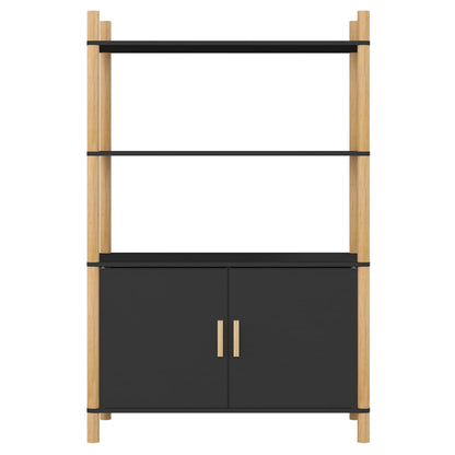 Skåp Svart 80x40x121 cm