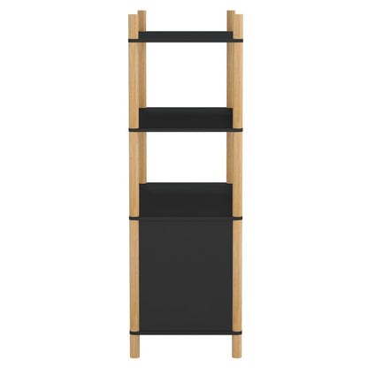 Skåp Svart 80x40x121 cm