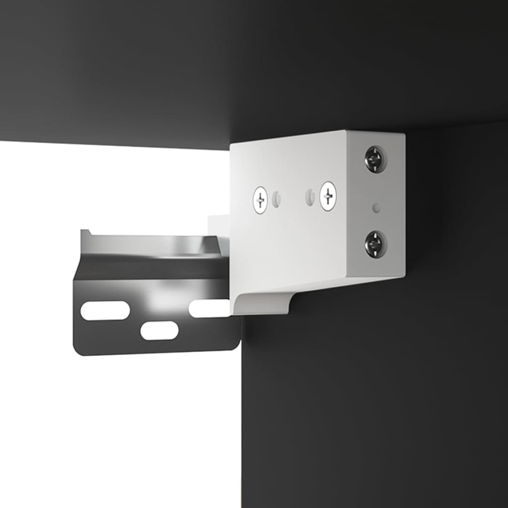 TV-Möbel Svart Väggmonterat TV-Skåp