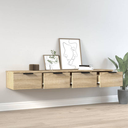 Väggskåp Sonoma Ek 2 st 68x30x20 cm