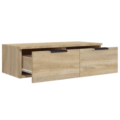 Väggskåp Sonoma Ek 2 st 68x30x20 cm