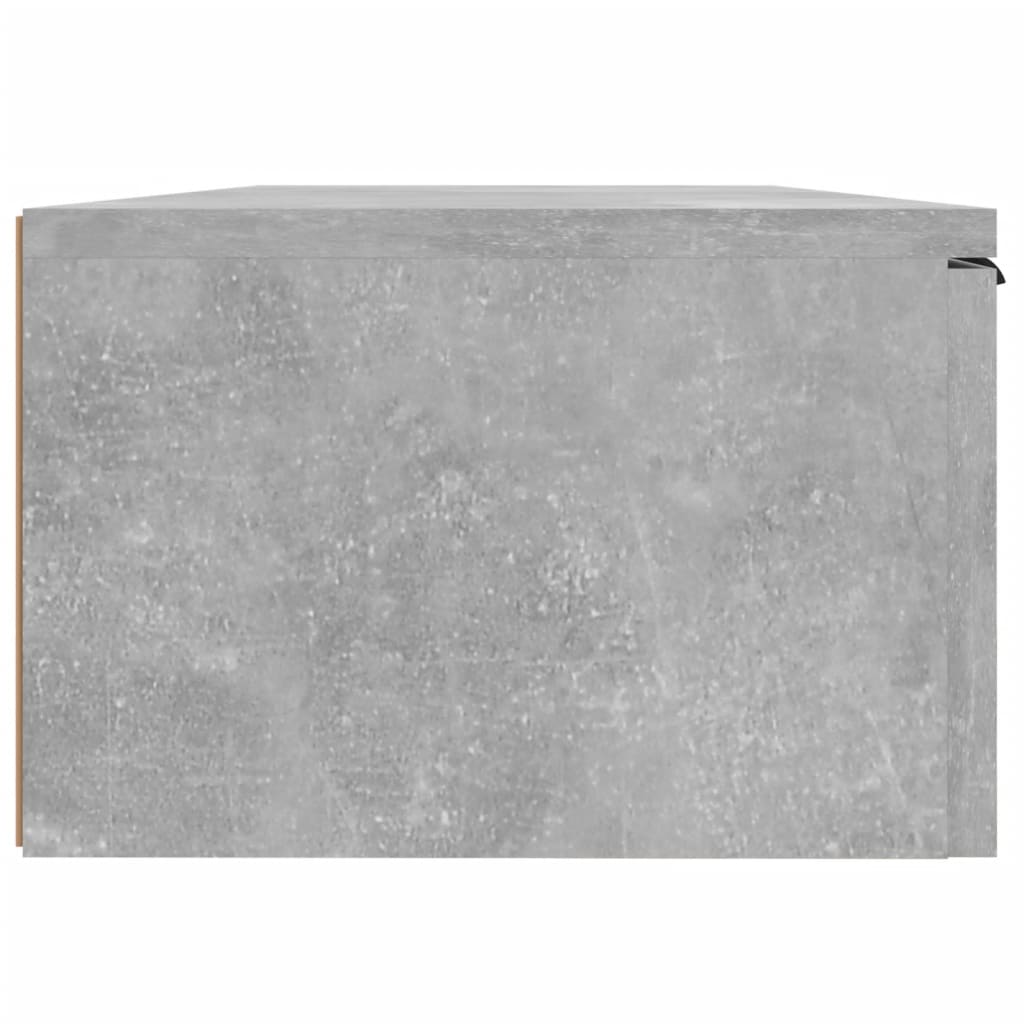 Väggskåp Betonggrå 2 st 68x30x20 cm