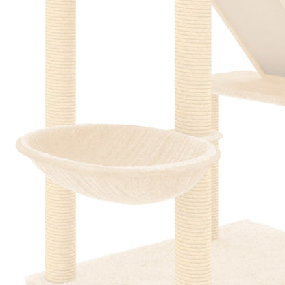 Kattmöbel Golv-till-tak klösträd gräddvit 277-303 cm
