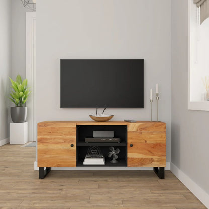 TV-Möbel Trä TV-Bänk 105x33x46 cm massivt akaciaträ