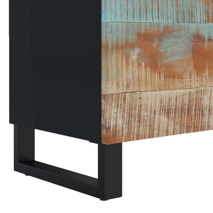 Tv-bänk 105x33x46 cm massivt återvunnet trä