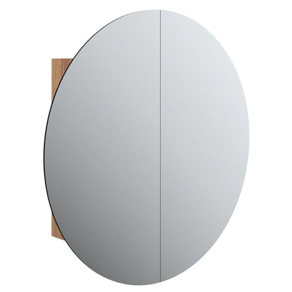 Badrumsspegel Spegelskåp LED Ek 40x40x17,5 cm