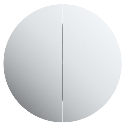 Badrumsspegel Spegelskåp LED Ek 40x40x17,5 cm