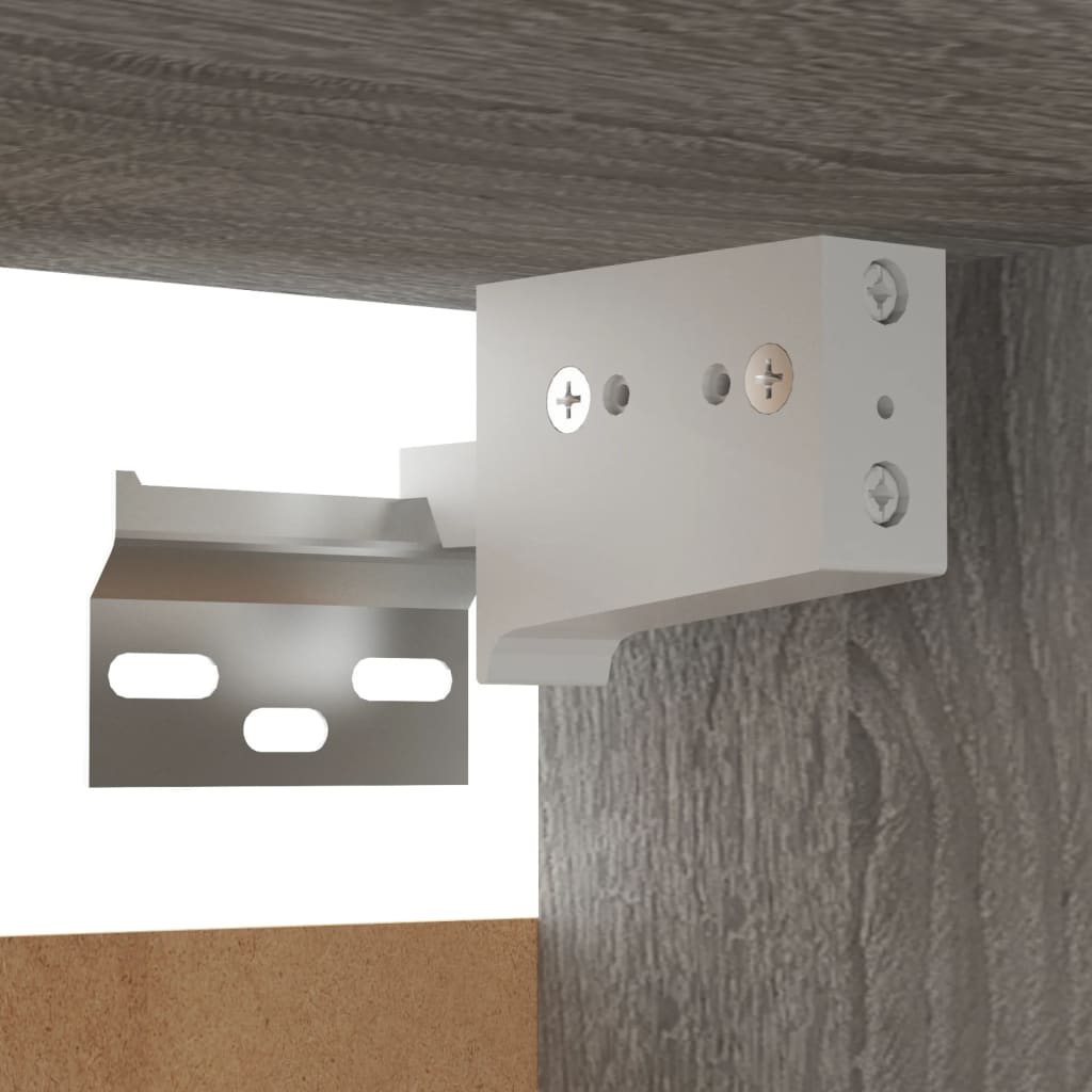 TV-Möbel Sonoma Grå Väggmonterad TV-Bänk