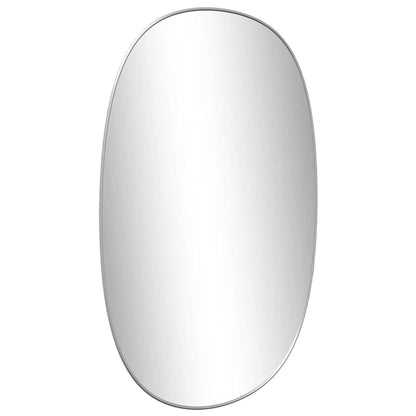 Väggspegel silver 80x50 cm