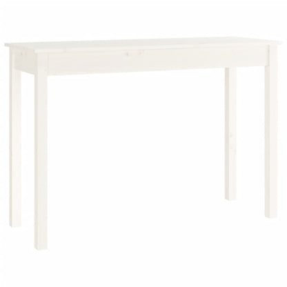Avlastningsbord Konsollbord Vit 110x40x75 cm massiv furu