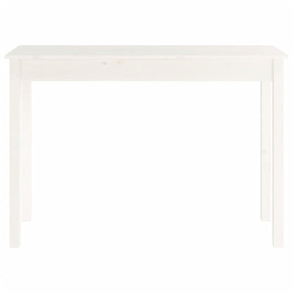 Avlastningsbord Konsollbord Vit 110x40x75 cm massiv furu