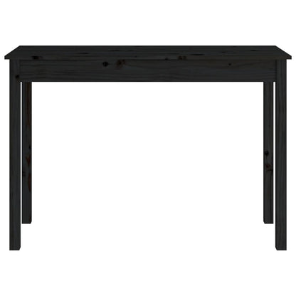 Avlastningsbord Konsollbord Svart 110x40x75 cm massiv furu
