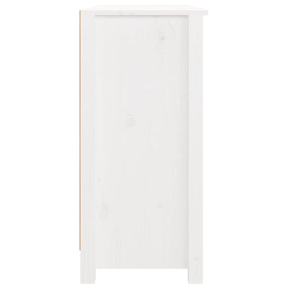 Skänk Vit 100x35x74 cm massiv furu