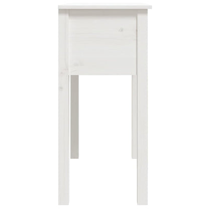 Avlastningsbord Konsollbord Vit 70x35x75 cm massiv furu