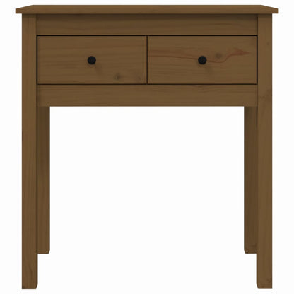 Byrå Honungsbrun 70x35x75 cm massiv furu