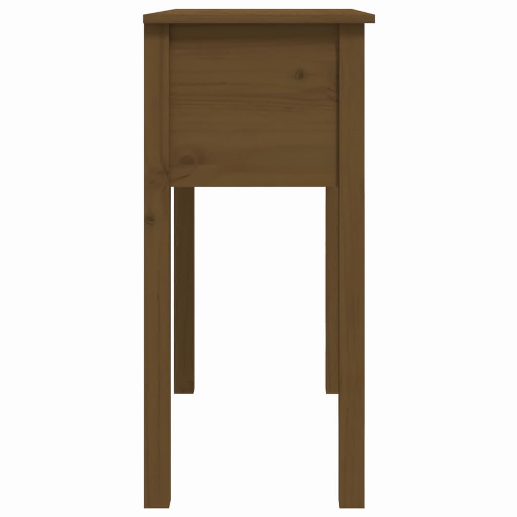 Byrå Honungsbrun 70x35x75 cm massiv furu