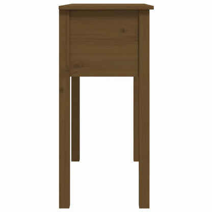 Byrå Honungsbrun 70x35x75 cm massiv furu