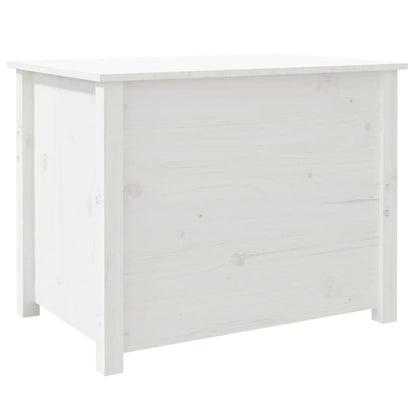 Soffbord Vit 71x49x55 cm massiv furu