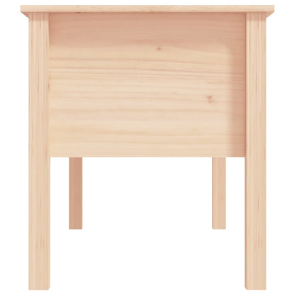 Soffbord Trä 102x49x55 cm massiv furu