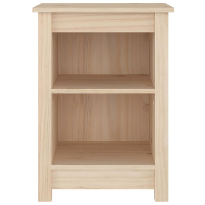 Sängbord 2 st 40x35x55 cm massivt furu