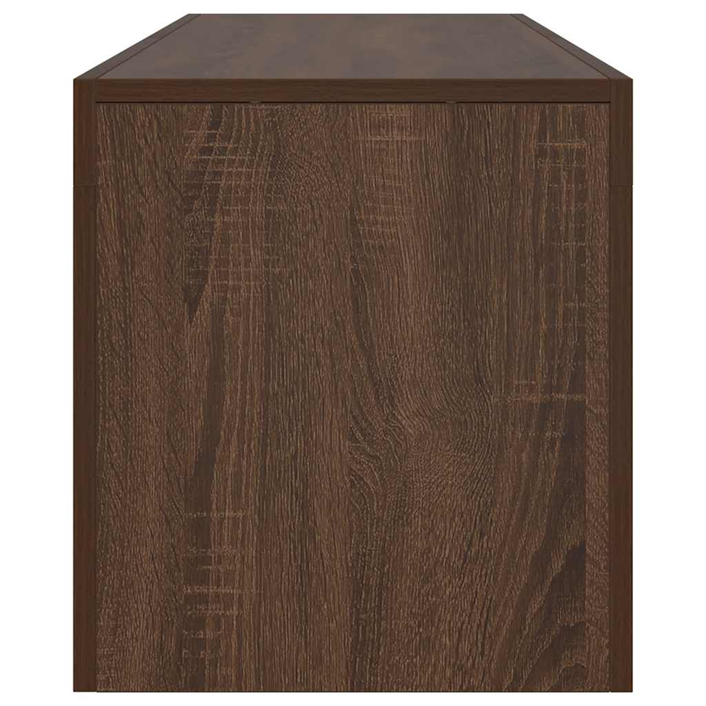 TV-Möbel Brun Ek TV-Bänk LED 140x36,5x40 cm