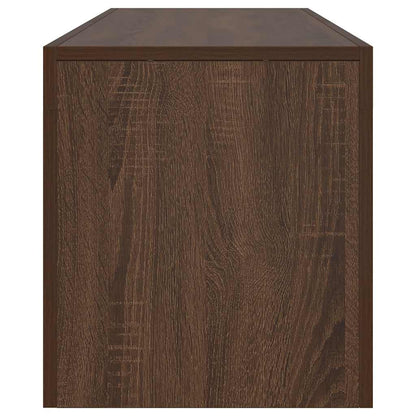 TV-Möbel Brun Ek TV-Bänk LED 140x36,5x40 cm