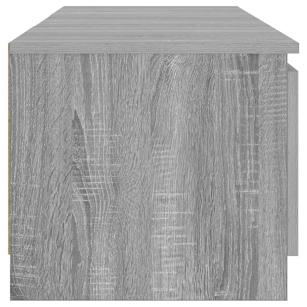 TV-Möbel Sonoma Grå TV-Bänk LED 140x40x36 cm