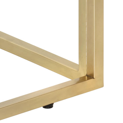 Avlastningsbord Konsollbord DIV. guld rostfritt stål och härdat glas