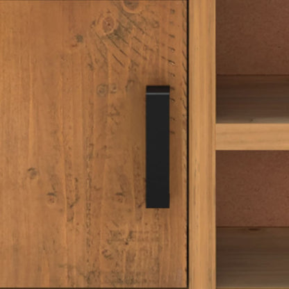 TV-Möbel Trä TV-Bänk Brun 90x30x40 cm massiv furu