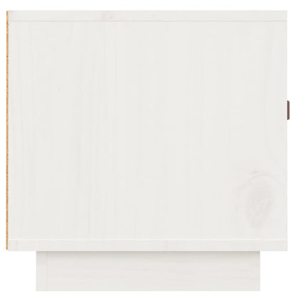 TV-Möbel Vit TV-Bänk 80x34x35 cm massiv furu