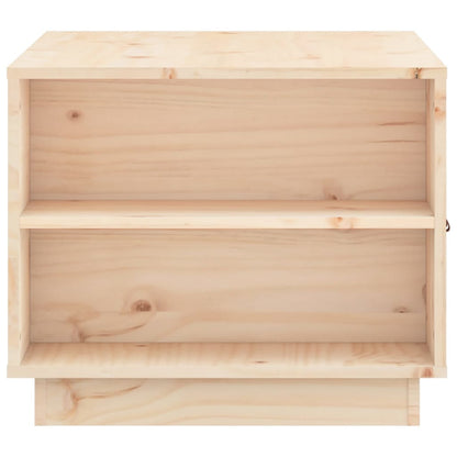 Soffbord Trä 100x50x41 cm massivt furu