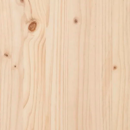 Sängbord 2 st vit 40x34x35 cm massivt furuträ
