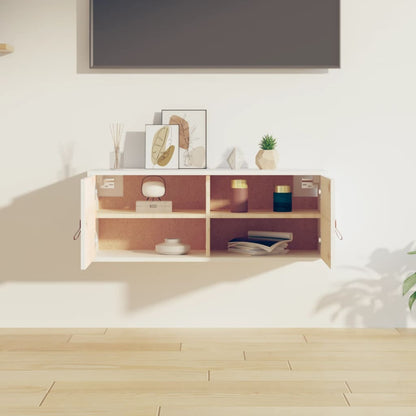 Väggskåp Vit 80x30x30 cm massiv furu