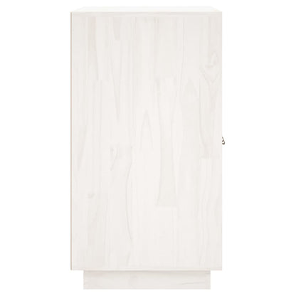 Skänk Vit 65,5x40x75 cm massiv furu